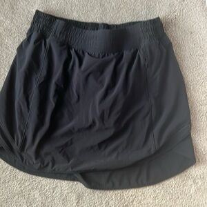 Black lululemon skort.  Size 10